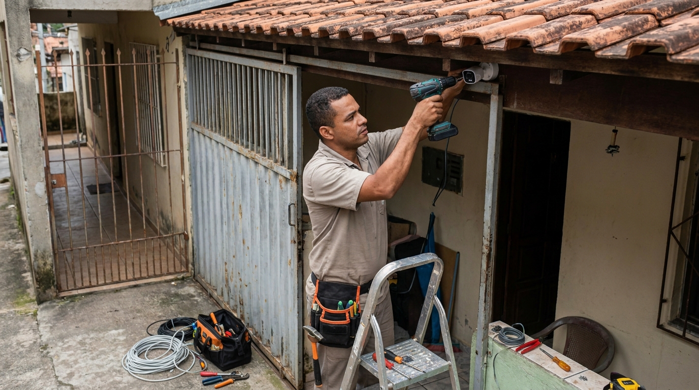 Instalacao de cameras de seguranca em Botucatu‑SP
