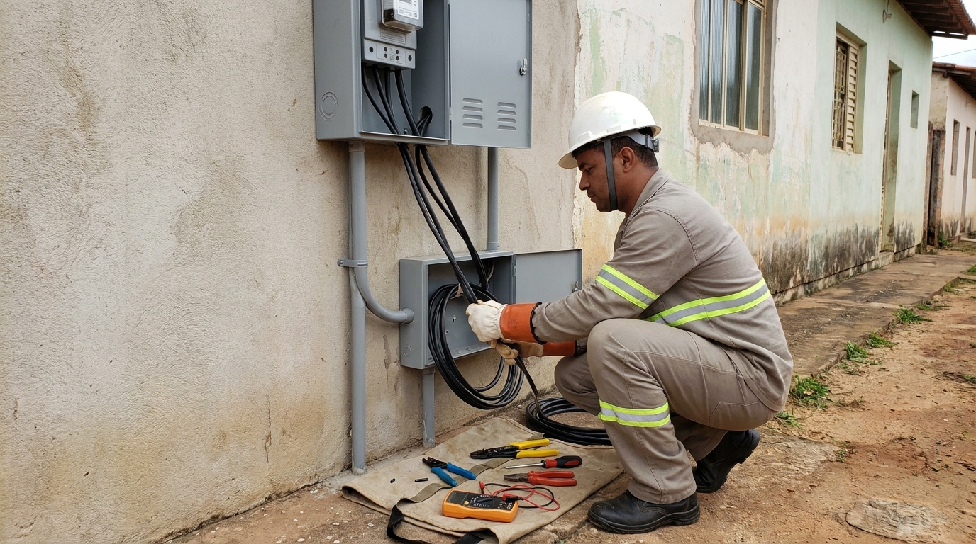 Troca de padrao de energia em Botucatu‑SP